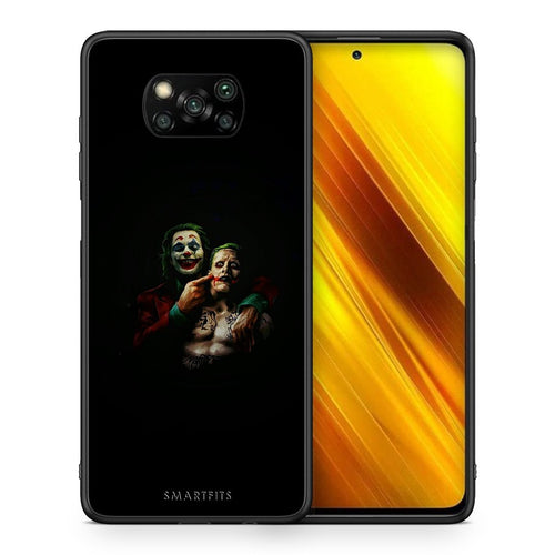 Θήκη Xiaomi Poco X3 Clown Hero από τη Smartfits με σχέδιο στο πίσω μέρος και μαύρο περίβλημα | Xiaomi Poco X3 Clown Hero case with colorful back and black bezels