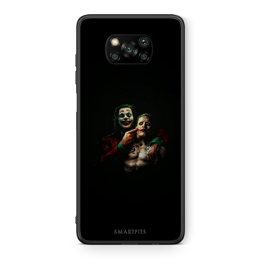 Θήκη Xiaomi Poco X3 Clown Hero από τη Smartfits με σχέδιο στο πίσω μέρος και μαύρο περίβλημα | Xiaomi Poco X3 Clown Hero case with colorful back and black bezels