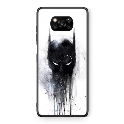 Θήκη Xiaomi Poco X3 Paint Bat Hero από τη Smartfits με σχέδιο στο πίσω μέρος και μαύρο περίβλημα | Xiaomi Poco X3 Paint Bat Hero case with colorful back and black bezels