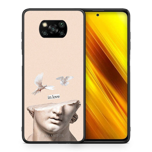 Θήκη Xiaomi Poco X3 In Love από τη Smartfits με σχέδιο στο πίσω μέρος και μαύρο περίβλημα | Xiaomi Poco X3 In Love case with colorful back and black bezels