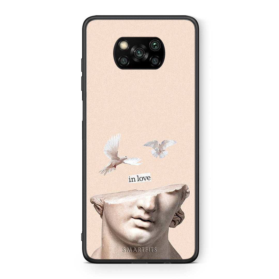 Θήκη Xiaomi Poco X3 In Love από τη Smartfits με σχέδιο στο πίσω μέρος και μαύρο περίβλημα | Xiaomi Poco X3 In Love case with colorful back and black bezels