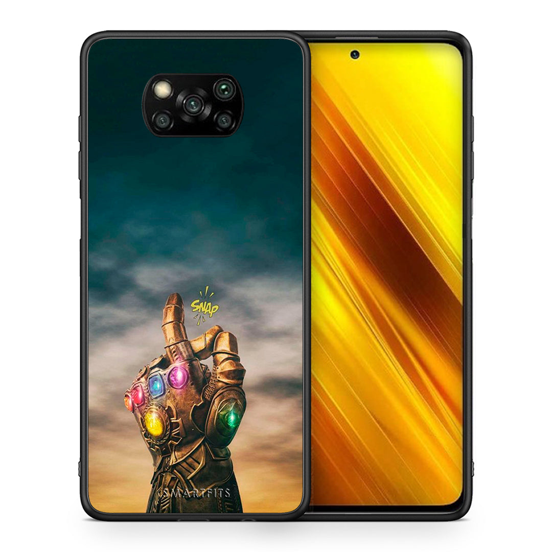 Θήκη Xiaomi Poco X3 Infinity Snap από τη Smartfits με σχέδιο στο πίσω μέρος και μαύρο περίβλημα | Xiaomi Poco X3 Infinity Snap case with colorful back and black bezels