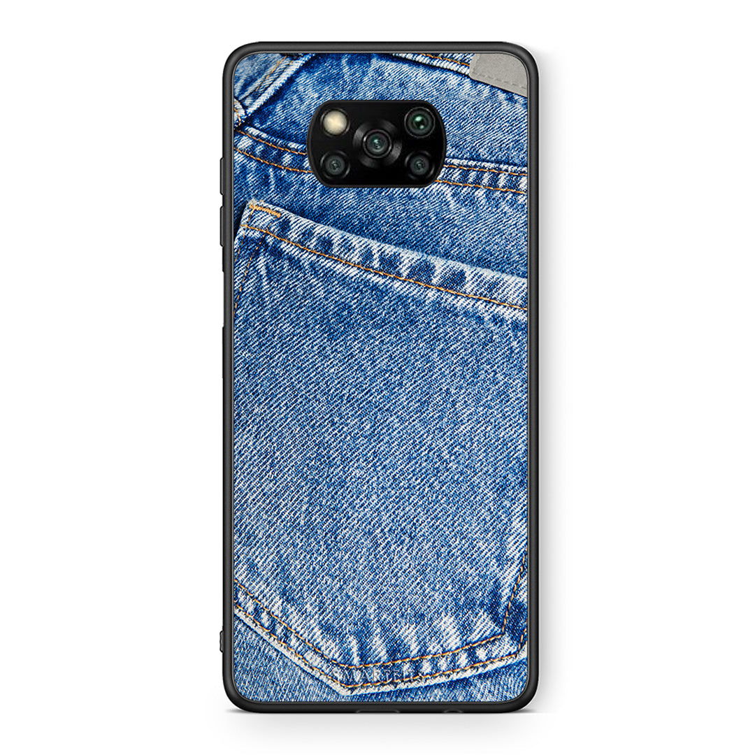 Θήκη Xiaomi Poco X3 Jeans Pocket από τη Smartfits με σχέδιο στο πίσω μέρος και μαύρο περίβλημα | Xiaomi Poco X3 Jeans Pocket case with colorful back and black bezels
