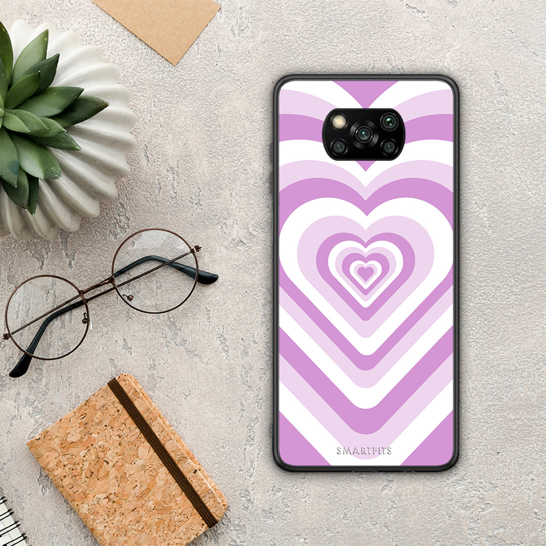 Lilac Hearts - Xiaomi Poco X3 / X3 Pro / X3 NFC θήκη