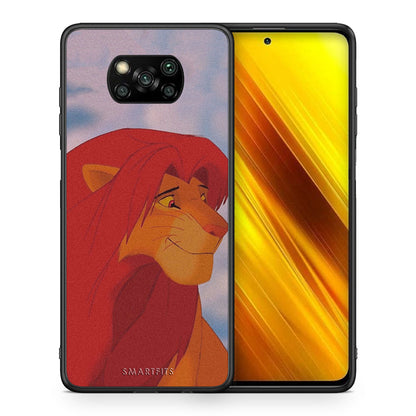 Θήκη Αγίου Βαλεντίνου Xiaomi Poco X3 Lion Love 1 από τη Smartfits με σχέδιο στο πίσω μέρος και μαύρο περίβλημα | Xiaomi Poco X3 Lion Love 1 case with colorful back and black bezels