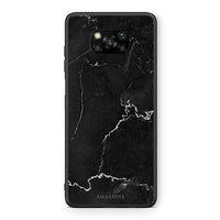 Thumbnail for Θήκη Xiaomi Poco X3 Marble Black από τη Smartfits με σχέδιο στο πίσω μέρος και μαύρο περίβλημα | Xiaomi Poco X3 Marble Black case with colorful back and black bezels