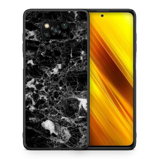 Θήκη Xiaomi Poco X3 Male Marble από τη Smartfits με σχέδιο στο πίσω μέρος και μαύρο περίβλημα | Xiaomi Poco X3 Male Marble case with colorful back and black bezels