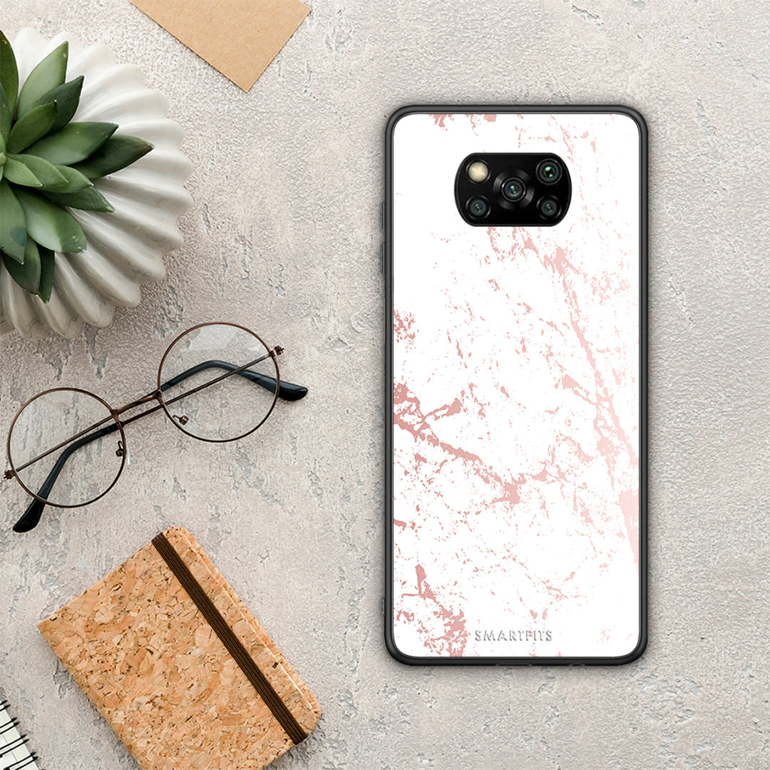 Marble Pink Splash - Xiaomi Poco X3 / X3 Pro / X3 NFC θήκη
