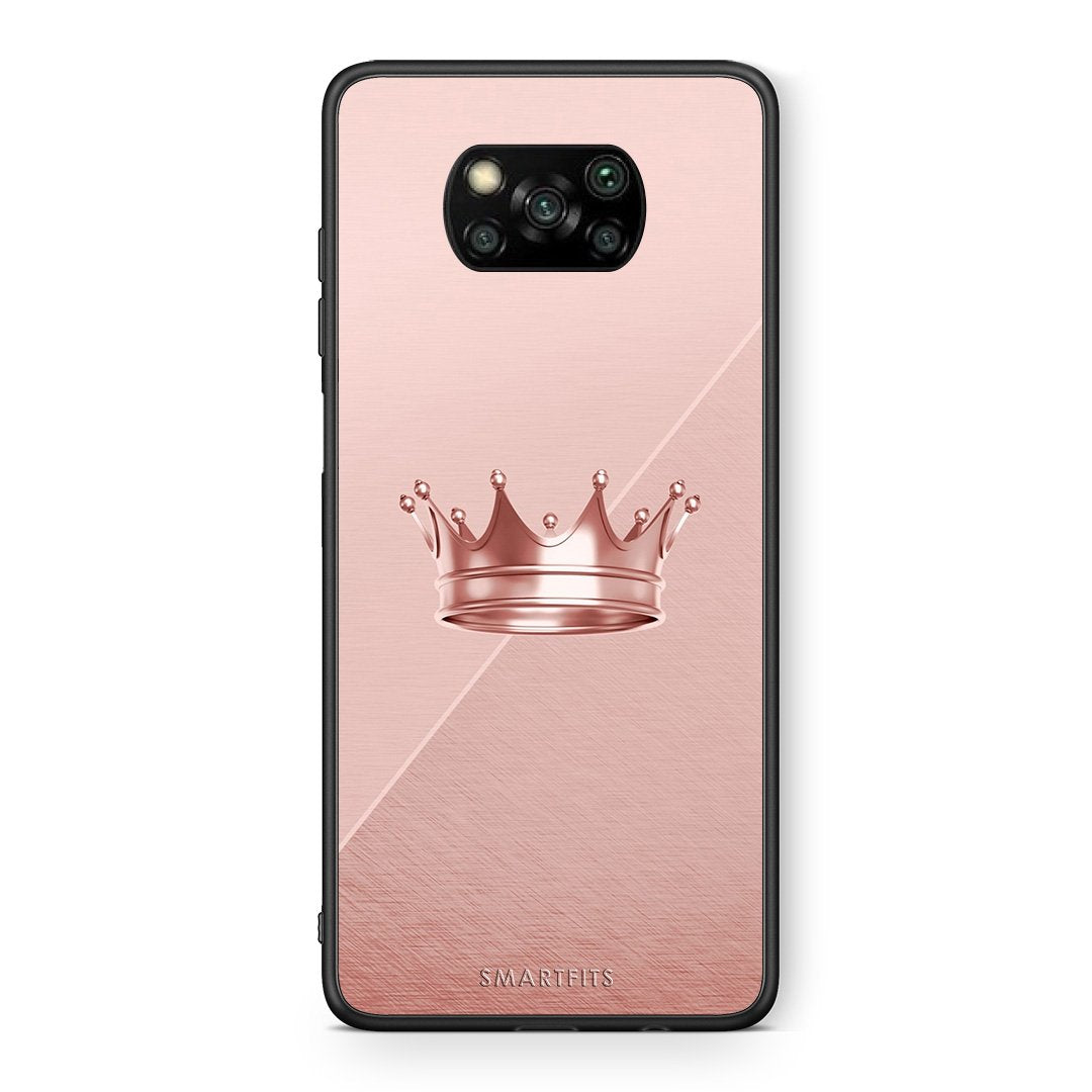 Θήκη Xiaomi Poco X3 Crown Minimal από τη Smartfits με σχέδιο στο πίσω μέρος και μαύρο περίβλημα | Xiaomi Poco X3 Crown Minimal case with colorful back and black bezels