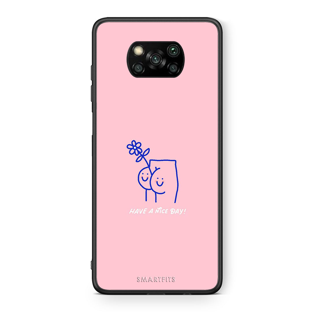 Θήκη Xiaomi Poco X3 Nice Day από τη Smartfits με σχέδιο στο πίσω μέρος και μαύρο περίβλημα | Xiaomi Poco X3 Nice Day case with colorful back and black bezels