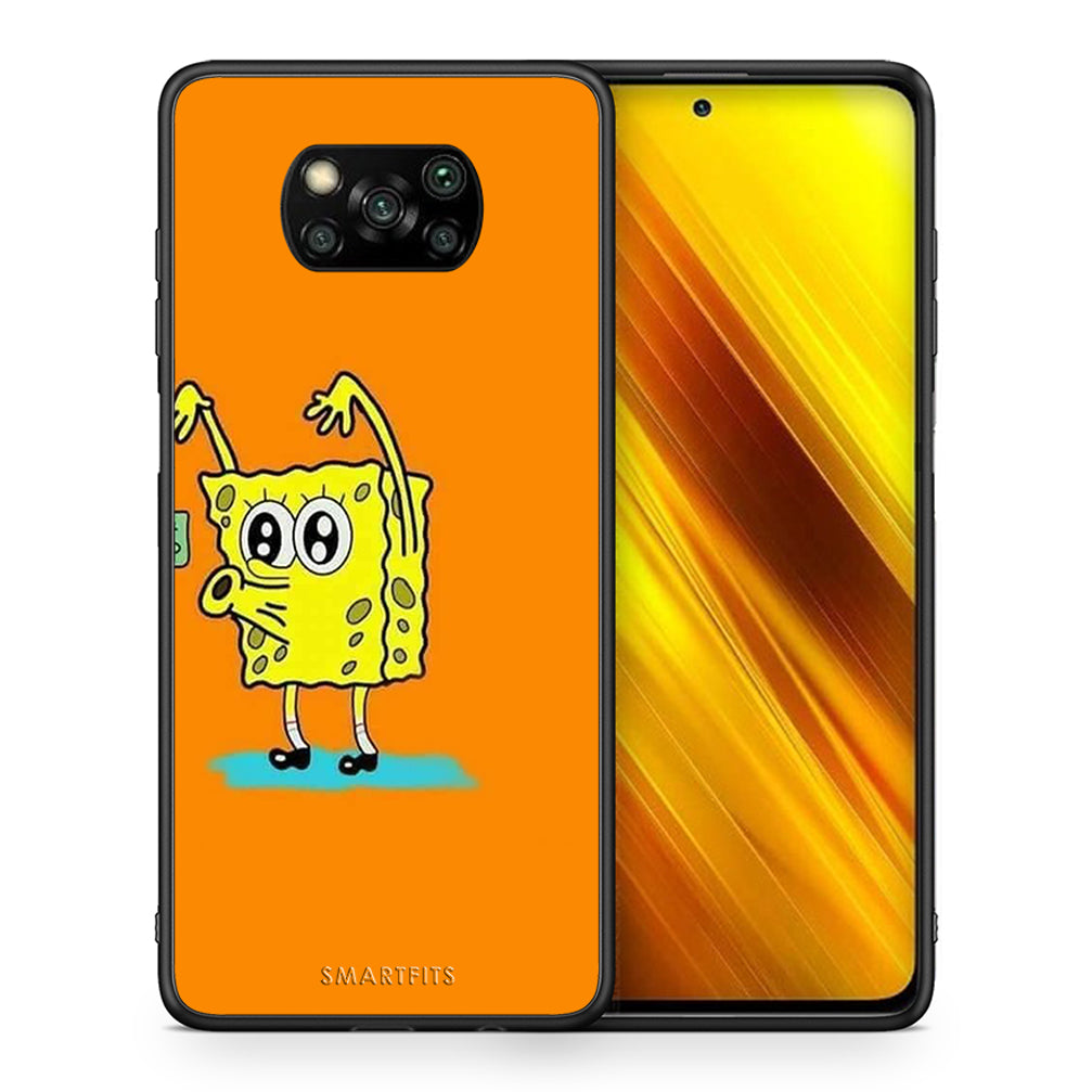 Θήκη Αγίου Βαλεντίνου Xiaomi Poco X3 No Money 2 από τη Smartfits με σχέδιο στο πίσω μέρος και μαύρο περίβλημα | Xiaomi Poco X3 No Money 2 case with colorful back and black bezels