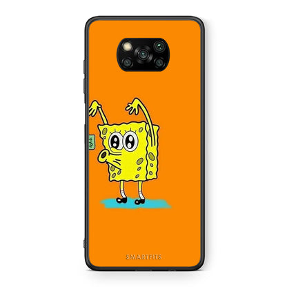 Θήκη Αγίου Βαλεντίνου Xiaomi Poco X3 No Money 2 από τη Smartfits με σχέδιο στο πίσω μέρος και μαύρο περίβλημα | Xiaomi Poco X3 No Money 2 case with colorful back and black bezels