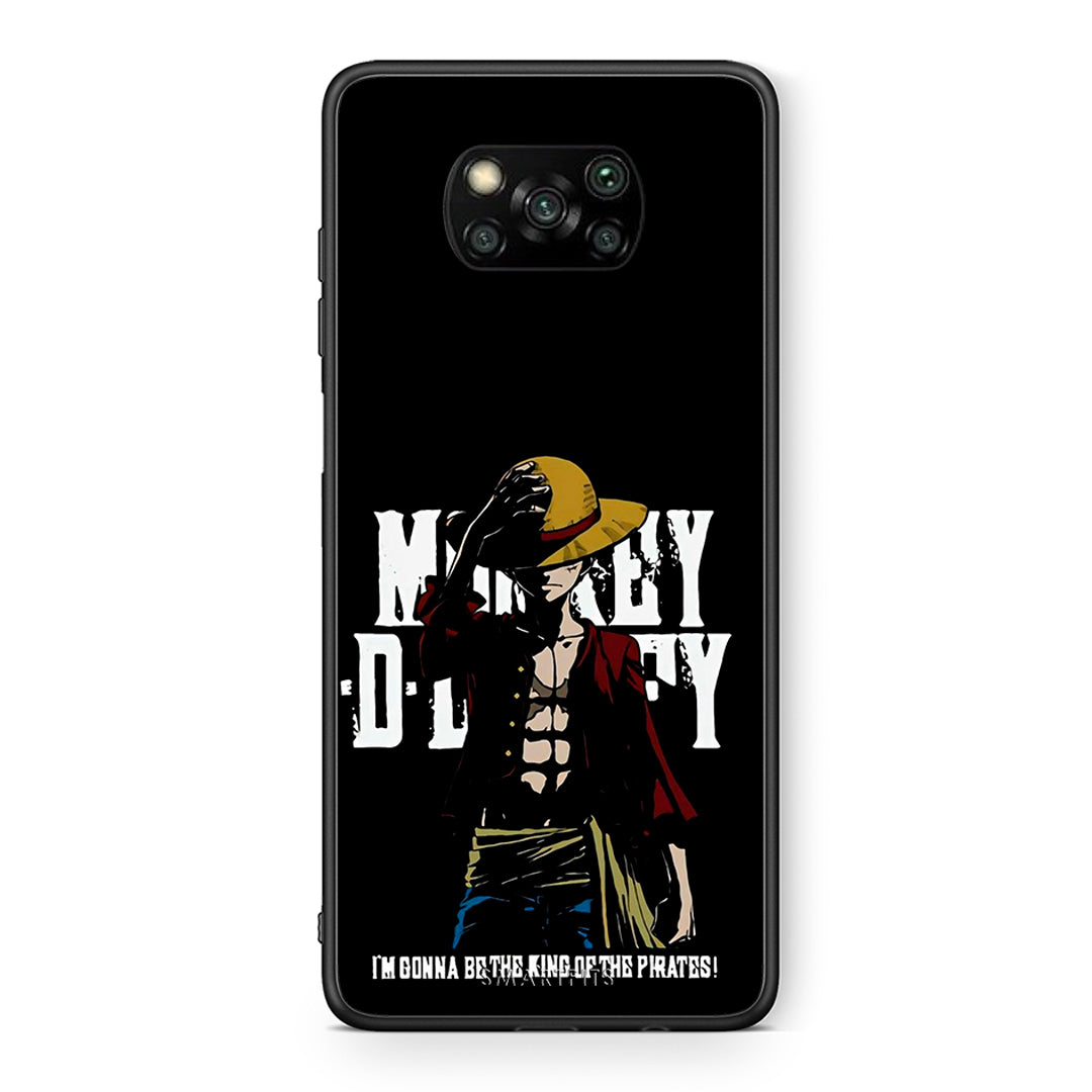 Θήκη Xiaomi Poco X3 Pirate King από τη Smartfits με σχέδιο στο πίσω μέρος και μαύρο περίβλημα | Xiaomi Poco X3 Pirate King case with colorful back and black bezels