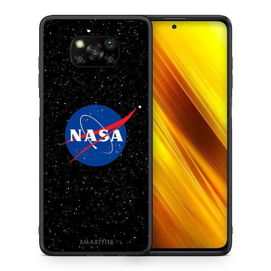 Θήκη Xiaomi Poco X3 NASA PopArt από τη Smartfits με σχέδιο στο πίσω μέρος και μαύρο περίβλημα | Xiaomi Poco X3 NASA PopArt case with colorful back and black bezels