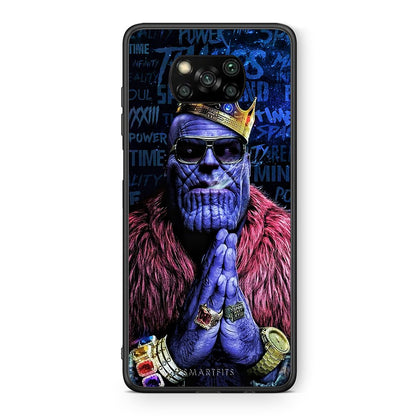 Θήκη Xiaomi Poco X3 Thanos PopArt από τη Smartfits με σχέδιο στο πίσω μέρος και μαύρο περίβλημα | Xiaomi Poco X3 Thanos PopArt case with colorful back and black bezels