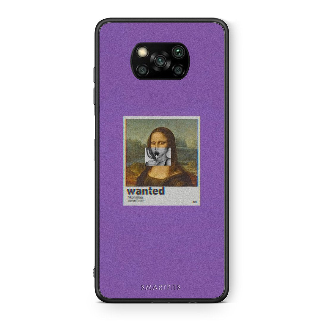 Θήκη Xiaomi Poco X3 Monalisa Popart από τη Smartfits με σχέδιο στο πίσω μέρος και μαύρο περίβλημα | Xiaomi Poco X3 Monalisa Popart case with colorful back and black bezels