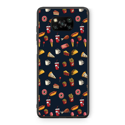 Θήκη Xiaomi Poco X3 Hungry Random από τη Smartfits με σχέδιο στο πίσω μέρος και μαύρο περίβλημα | Xiaomi Poco X3 Hungry Random case with colorful back and black bezels