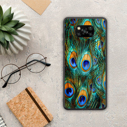 Real Peacock Feathers - Xiaomi Poco X3 / X3 Pro / X3 NFC θήκη