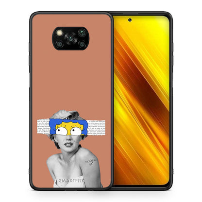 Θήκη Xiaomi Poco X3 Sim Merilyn από τη Smartfits με σχέδιο στο πίσω μέρος και μαύρο περίβλημα | Xiaomi Poco X3 Sim Merilyn case with colorful back and black bezels