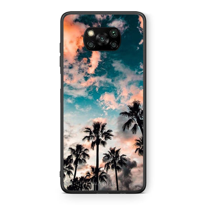 Θήκη Xiaomi Poco X3 Sky Summer από τη Smartfits με σχέδιο στο πίσω μέρος και μαύρο περίβλημα | Xiaomi Poco X3 Sky Summer case with colorful back and black bezels
