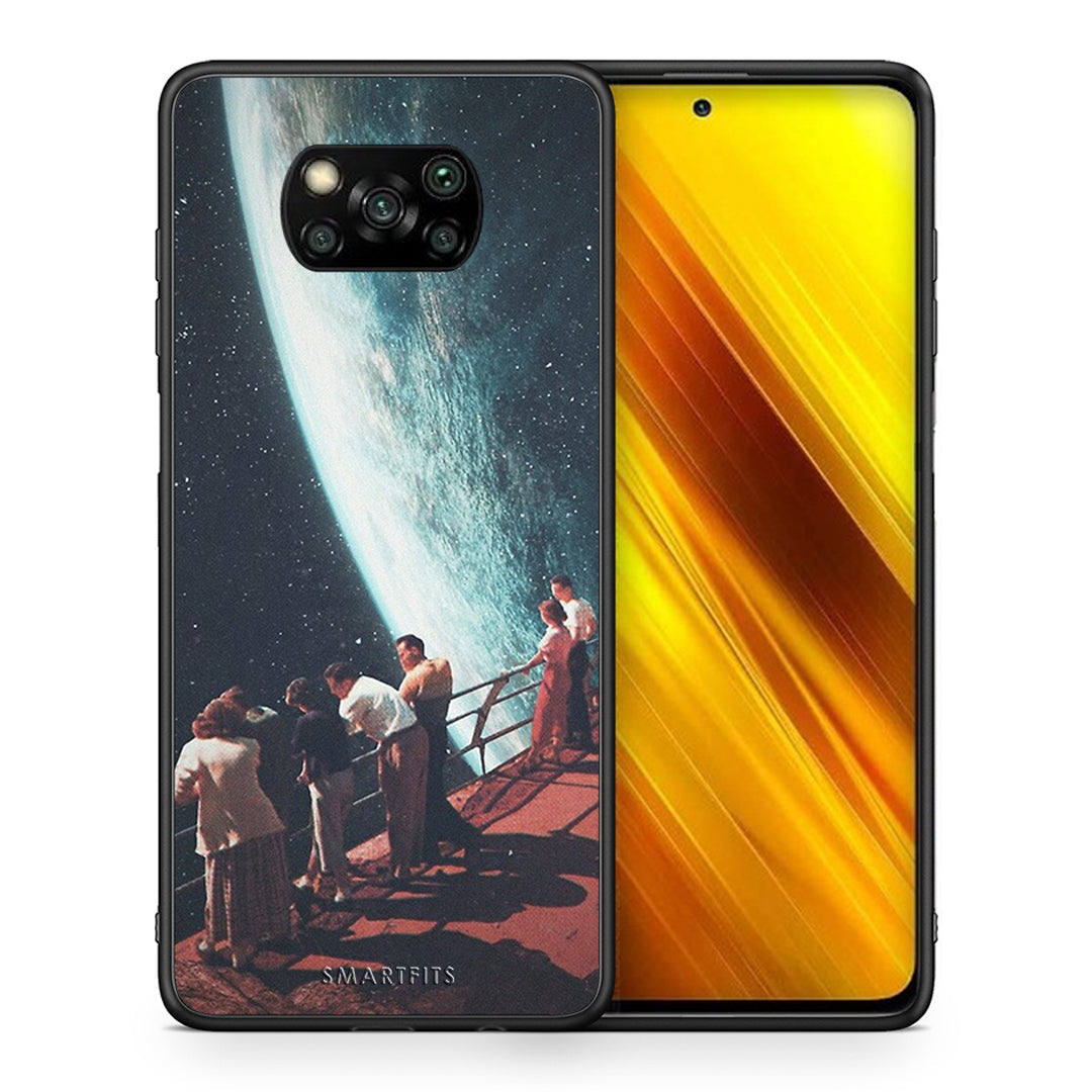 Θήκη Xiaomi Poco X3 Surreal View από τη Smartfits με σχέδιο στο πίσω μέρος και μαύρο περίβλημα | Xiaomi Poco X3 Surreal View case with colorful back and black bezels