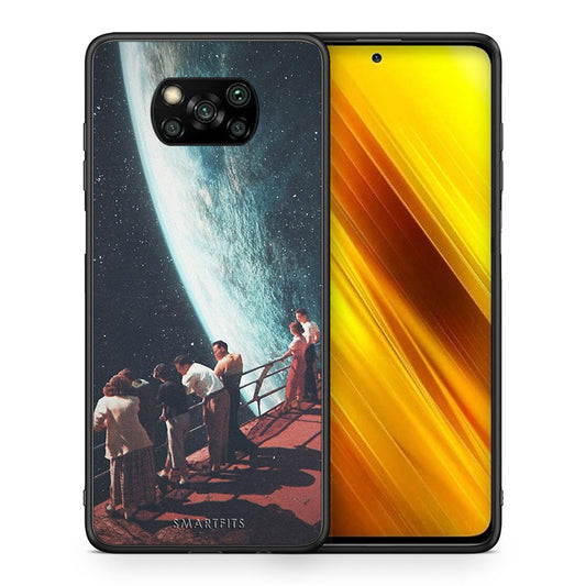 Θήκη Xiaomi Poco X3 Surreal View από τη Smartfits με σχέδιο στο πίσω μέρος και μαύρο περίβλημα | Xiaomi Poco X3 Surreal View case with colorful back and black bezels