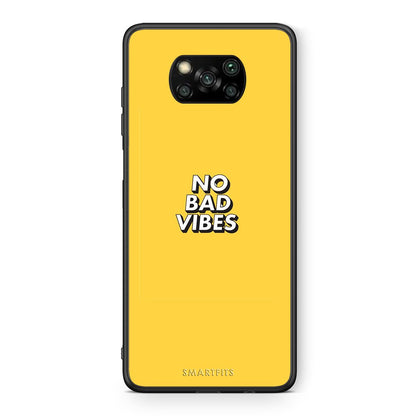 Θήκη Xiaomi Poco X3 Vibes Text από τη Smartfits με σχέδιο στο πίσω μέρος και μαύρο περίβλημα | Xiaomi Poco X3 Vibes Text case with colorful back and black bezels