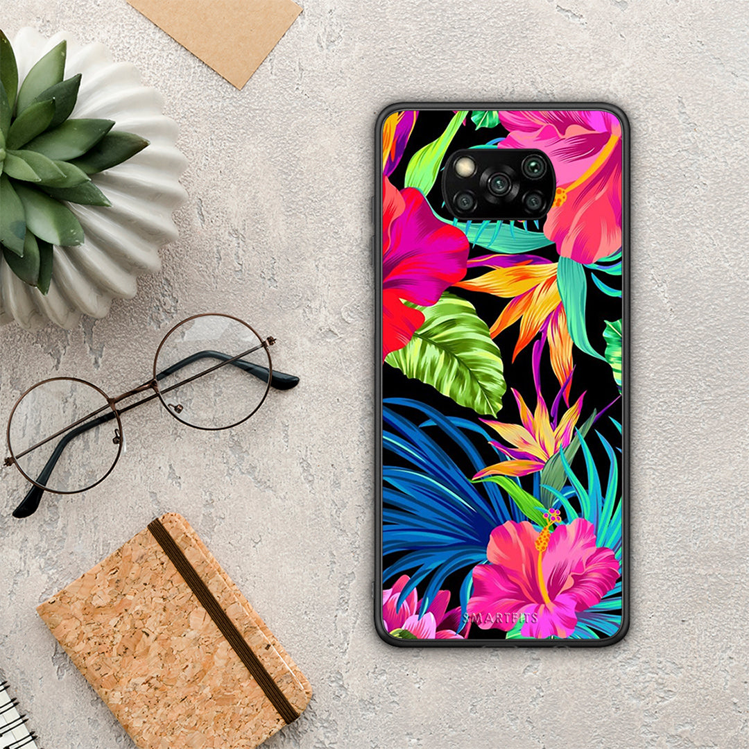 Tropical Flowers - Xiaomi Poco X3 / X3 Pro / X3 NFC θήκη
