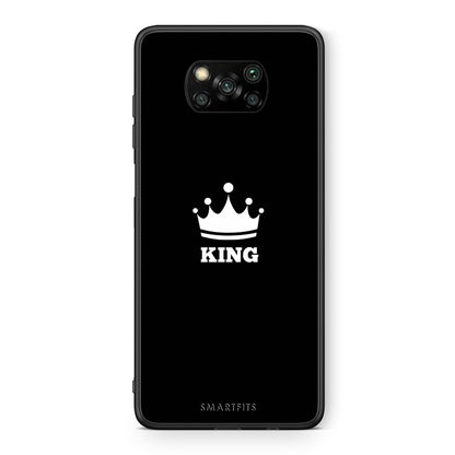 Θήκη Xiaomi Poco X3 King Valentine από τη Smartfits με σχέδιο στο πίσω μέρος και μαύρο περίβλημα | Xiaomi Poco X3 King Valentine case with colorful back and black bezels