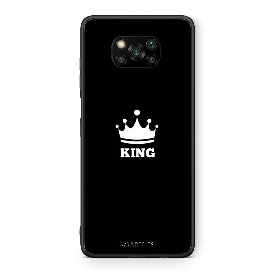 Θήκη Xiaomi Poco X3 King Valentine από τη Smartfits με σχέδιο στο πίσω μέρος και μαύρο περίβλημα | Xiaomi Poco X3 King Valentine case with colorful back and black bezels