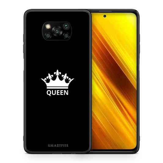 Θήκη Xiaomi Poco X3 Queen Valentine από τη Smartfits με σχέδιο στο πίσω μέρος και μαύρο περίβλημα | Xiaomi Poco X3 Queen Valentine case with colorful back and black bezels