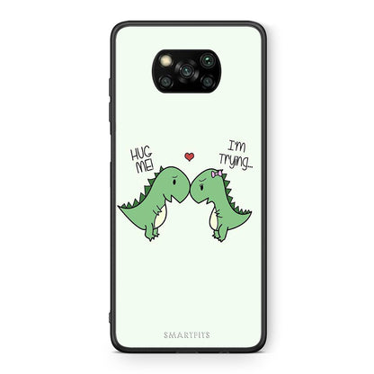 Θήκη Xiaomi Poco X3 Rex Valentine από τη Smartfits με σχέδιο στο πίσω μέρος και μαύρο περίβλημα | Xiaomi Poco X3 Rex Valentine case with colorful back and black bezels