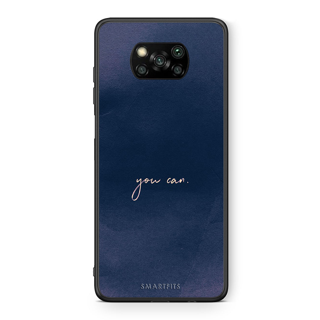 Θήκη Xiaomi Poco X3 You Can από τη Smartfits με σχέδιο στο πίσω μέρος και μαύρο περίβλημα | Xiaomi Poco X3 You Can case with colorful back and black bezels