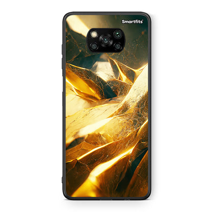 Θήκη Xiaomi Poco X3 Real Gold από τη Smartfits με σχέδιο στο πίσω μέρος και μαύρο περίβλημα | Xiaomi Poco X3 Real Gold case with colorful back and black bezels