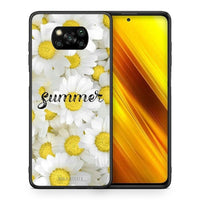 Thumbnail for Θήκη Xiaomi Poco X3 Summer Daisies από τη Smartfits με σχέδιο στο πίσω μέρος και μαύρο περίβλημα | Xiaomi Poco X3 Summer Daisies case with colorful back and black bezels