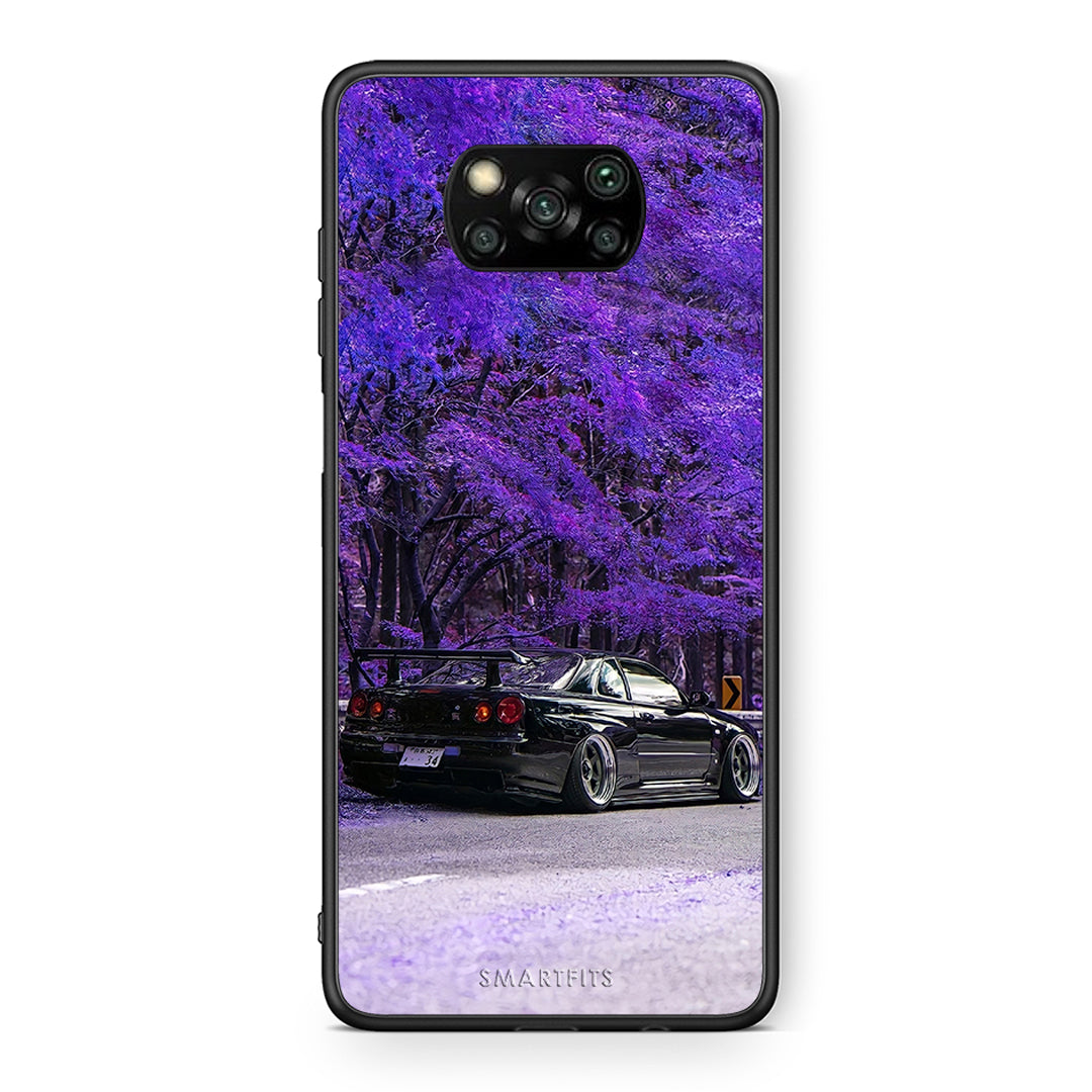 Θήκη Αγίου Βαλεντίνου Xiaomi Poco X3 Super Car από τη Smartfits με σχέδιο στο πίσω μέρος και μαύρο περίβλημα | Xiaomi Poco X3 Super Car case with colorful back and black bezels