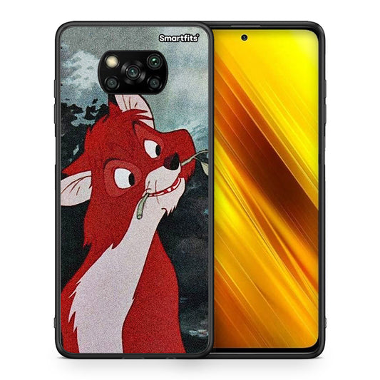 Θήκη Xiaomi Poco X3 Tod And Vixey Love 1 από τη Smartfits με σχέδιο στο πίσω μέρος και μαύρο περίβλημα | Xiaomi Poco X3 Tod And Vixey Love 1 case with colorful back and black bezels