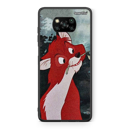 Θήκη Xiaomi Poco X3 Tod And Vixey Love 1 από τη Smartfits με σχέδιο στο πίσω μέρος και μαύρο περίβλημα | Xiaomi Poco X3 Tod And Vixey Love 1 case with colorful back and black bezels