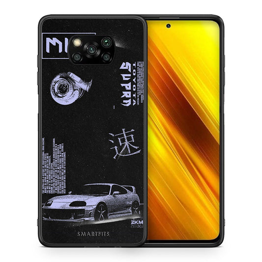 Θήκη Αγίου Βαλεντίνου Xiaomi Poco X3 Tokyo Drift από τη Smartfits με σχέδιο στο πίσω μέρος και μαύρο περίβλημα | Xiaomi Poco X3 Tokyo Drift case with colorful back and black bezels