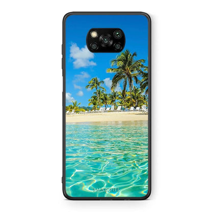 Θήκη Xiaomi Poco X3 Tropical Vibes από τη Smartfits με σχέδιο στο πίσω μέρος και μαύρο περίβλημα | Xiaomi Poco X3 Tropical Vibes case with colorful back and black bezels