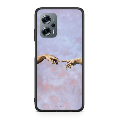 Xiaomi Poco X4 GT Adam Hand θήκη από τη Smartfits με σχέδιο στο πίσω μέρος και μαύρο περίβλημα | Smartphone case with colorful back and black bezels by Smartfits