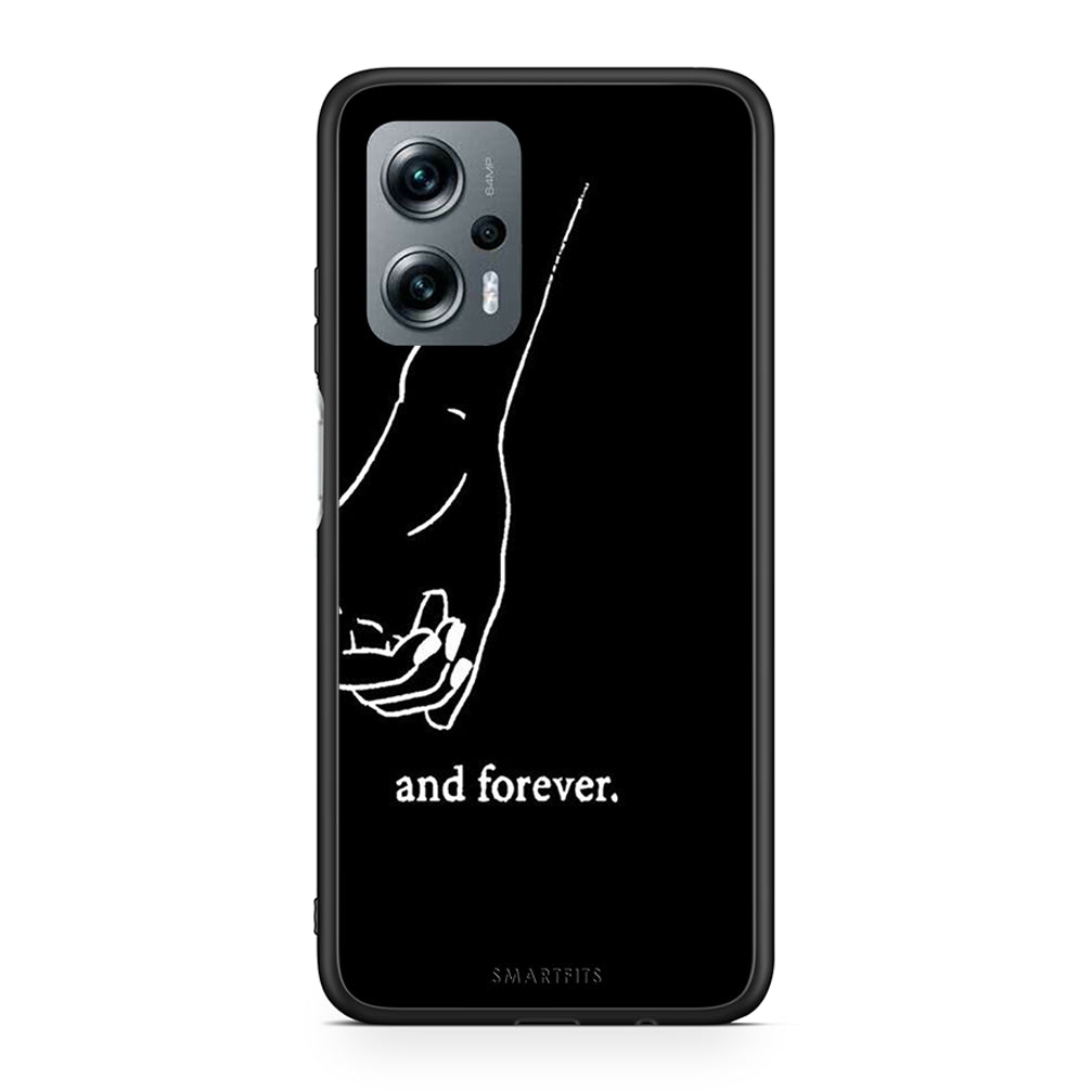 Xiaomi Poco X4 GT Always & Forever 2 Θήκη Αγίου Βαλεντίνου από τη Smartfits με σχέδιο στο πίσω μέρος και μαύρο περίβλημα | Smartphone case with colorful back and black bezels by Smartfits