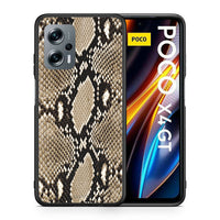 Thumbnail for Θήκη Xiaomi Poco X4 GT Fashion Snake Animal από τη Smartfits με σχέδιο στο πίσω μέρος και μαύρο περίβλημα | Xiaomi Poco X4 GT Fashion Snake Animal case with colorful back and black bezels