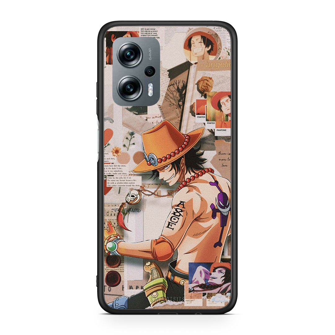 Xiaomi Poco X4 GT Anime Collage θήκη από τη Smartfits με σχέδιο στο πίσω μέρος και μαύρο περίβλημα | Smartphone case with colorful back and black bezels by Smartfits