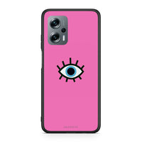 Thumbnail for Xiaomi Poco X4 GT Blue Eye Pink θήκη από τη Smartfits με σχέδιο στο πίσω μέρος και μαύρο περίβλημα | Smartphone case with colorful back and black bezels by Smartfits