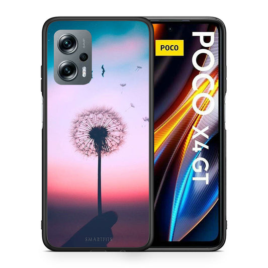Θήκη Xiaomi Poco X4 GT Wish Boho από τη Smartfits με σχέδιο στο πίσω μέρος και μαύρο περίβλημα | Xiaomi Poco X4 GT Wish Boho case with colorful back and black bezels