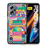 Thumbnail for Θήκη Xiaomi Poco X4 GT Bubbles Soap από τη Smartfits με σχέδιο στο πίσω μέρος και μαύρο περίβλημα | Xiaomi Poco X4 GT Bubbles Soap case with colorful back and black bezels