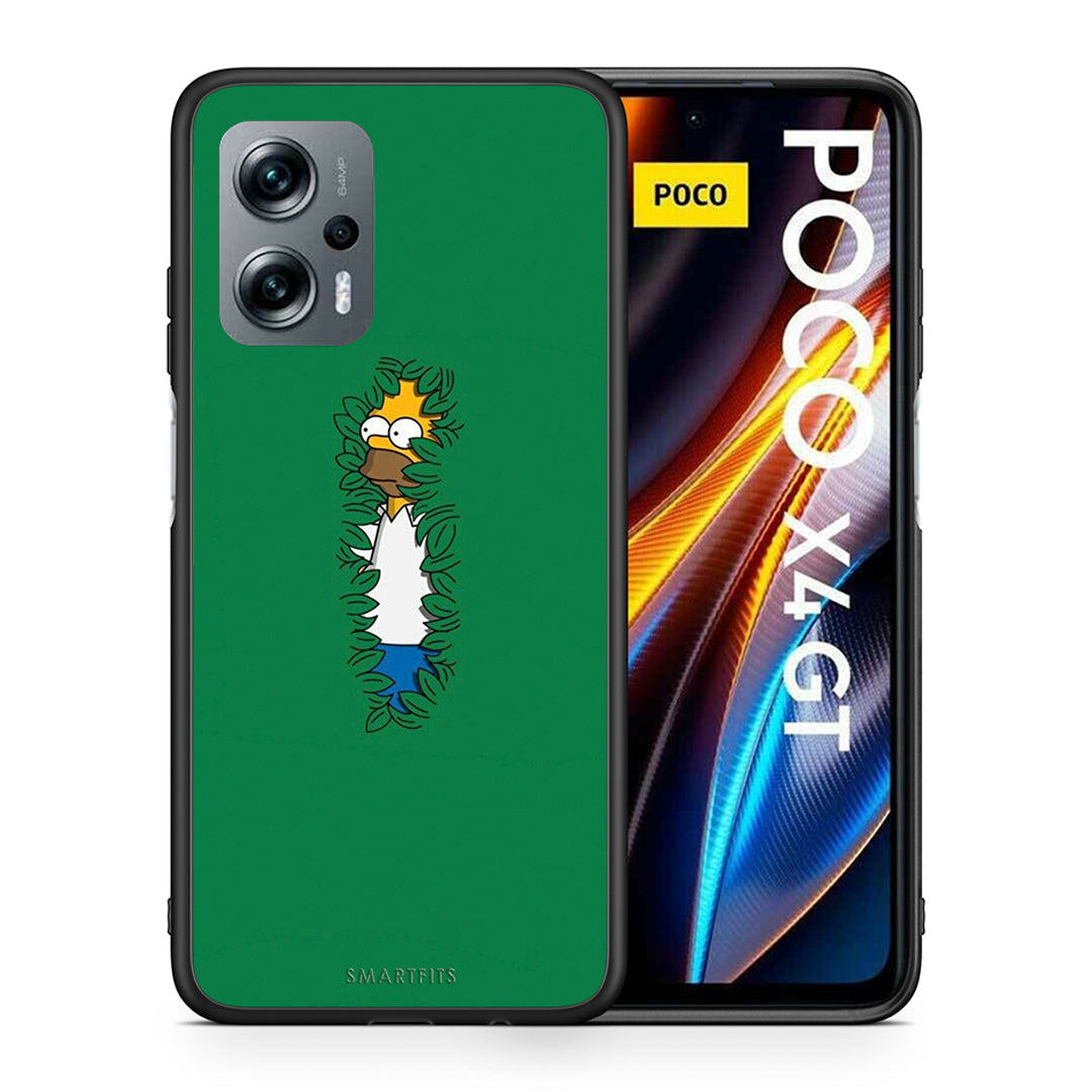 Θήκη Αγίου Βαλεντίνου Xiaomi Poco X4 GT Bush Man από τη Smartfits με σχέδιο στο πίσω μέρος και μαύρο περίβλημα | Xiaomi Poco X4 GT Bush Man case with colorful back and black bezels
