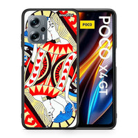 Thumbnail for Θήκη Xiaomi Poco X4 GT Card Love από τη Smartfits με σχέδιο στο πίσω μέρος και μαύρο περίβλημα | Xiaomi Poco X4 GT Card Love case with colorful back and black bezels