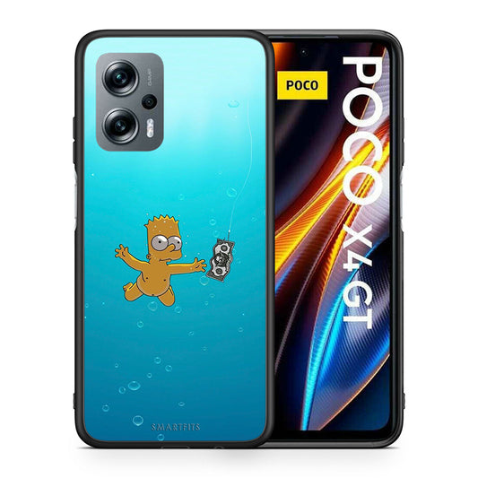 Θήκη Xiaomi Poco X4 GT Chasing Money από τη Smartfits με σχέδιο στο πίσω μέρος και μαύρο περίβλημα | Xiaomi Poco X4 GT Chasing Money case with colorful back and black bezels